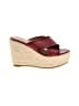 Vintage Foundry Burgundy Wedges Size 6 - photo 1