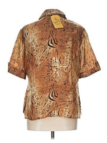 Anna and Frank Short Sleeve Silk Top (view 2)