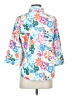 Blair Floral Teal 3/4 Sleeve Blouse Size S - photo 2