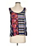 One September 100% Rayon Blue Sleeveless Blouse Size XS - photo 1