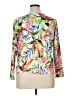 Lands' End Floral White Long Sleeve Blouse Size 1X - photo 2