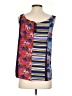 One September 100% Rayon Blue Sleeveless Blouse Size XS - photo 2