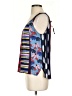 One September 100% Rayon Blue Sleeveless Blouse Size XS - photo 5