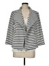 Roz & Ali Stripes White Blazer Size M - photo 1
