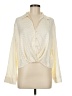 Lulus Ivory Long Sleeve Blouse Size M - photo 1