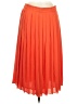 J.Crew 100% Polyester Solid Orange Formal Skirt Size 8 - photo 1