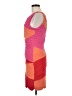 BCBGMAXAZRIA Color Block Orange Cocktail Dress Size M - photo 5