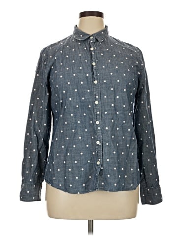 J.Crew Factory Store Long Sleeve Button-Down Shirt (view 1)