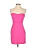 Zara Solid Pink Cocktail Dress Size S - photo 1