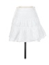Zara Solid White Casual Skirt Size S - photo 1