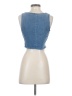 Reformation Blue Sleeveless Top Size 2 - photo 2