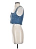 Reformation Blue Sleeveless Top Size 2 - photo 5