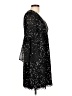 French Connection 100% Polyester Stars Black Cocktail Dress Size 10 - photo 4