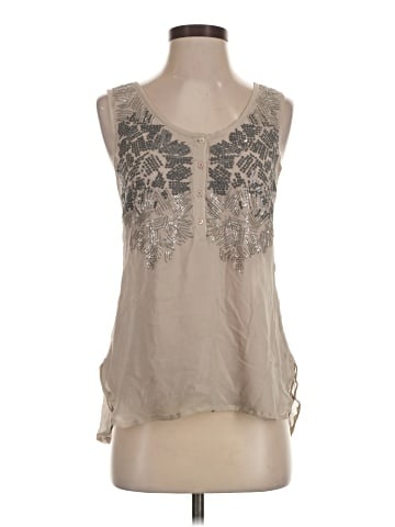 Saivana Sleeveless Silk Top (view 1)