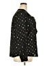 Faded Glory 100% Polyester Polka Dots Black Long Sleeve Blouse Size 20 - photo 4