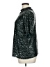 Calvin Klein Metallic Black Short Sleeve Blouse Size 1X - photo 5