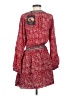 The Kooples 100% Polyester Paisley Red Casual Dress Size Sm (1) - photo 2
