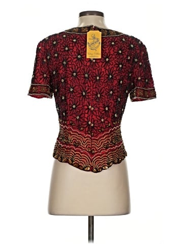 Papell Boutique Evening Short Sleeve Top (view 2)