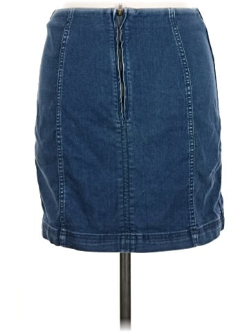 Free People Denim Skirt (view 2)