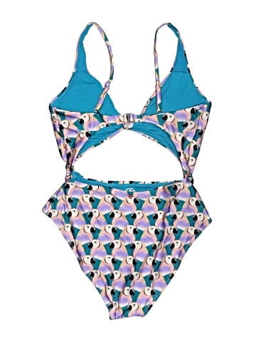 Red Carter One Piece Swimsuit (view 2)