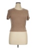 Wilfred Free Tan Short Sleeve Turtleneck Size XL - photo 1