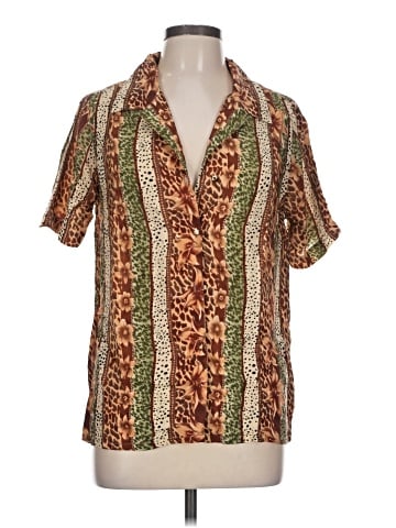 Allison Taylor Short Sleeve Silk Top (view 1)