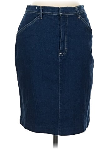 St. John's Bay Denim Skirt (view 1)