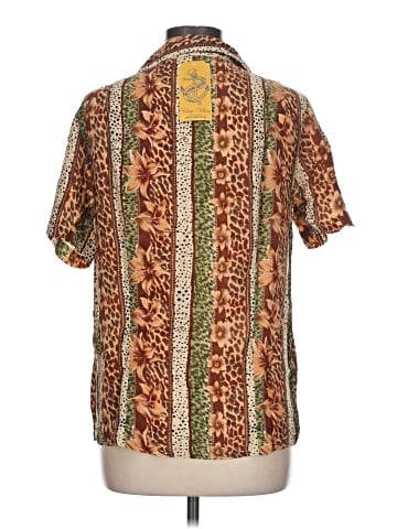 Allison Taylor Short Sleeve Silk Top (view 2)