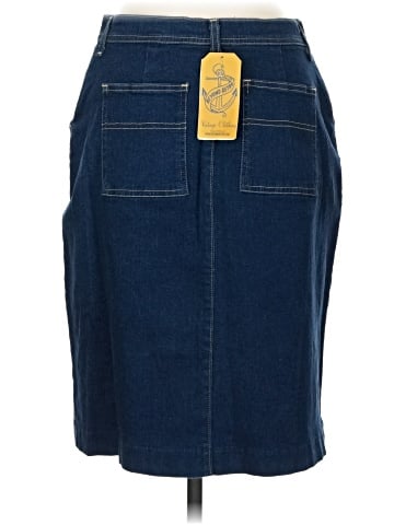 St. John's Bay Denim Skirt (view 2)