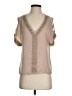 Remain Tan Short Sleeve Blouse Size XS - photo 1