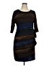 Robbie Bee Blue Casual Dress Size XL - photo 1
