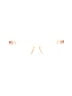 Quay Gold Ivory Sunglasses One size - photo 2