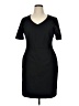 Antonio Melani Chevron-herringbone Black Casual Dress Size 14 - photo 1