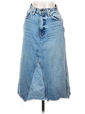 Khaite Denim Skirt (view 1)