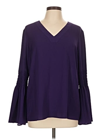 MICHAEL Michael Kors Long Sleeve Blouse (view 1)