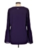 MICHAEL Michael Kors Purple Long Sleeve Blouse Size L - photo 2