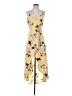JOA 100% Polyester Floral Yellow Casual Dress Size XS - photo 1