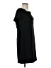 Charles Henry Solid Black Cocktail Dress Size S - photo 4