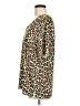 Chaus Animal Print Brown Short Sleeve Blouse Size M - photo 5
