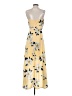 JOA 100% Polyester Floral Yellow Casual Dress Size XS - photo 2