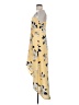 JOA 100% Polyester Floral Yellow Casual Dress Size XS - photo 5