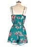 Trixxi 100% Polyester Floral Teal Romper Size M - photo 2