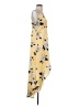 JOA 100% Polyester Floral Yellow Casual Dress Size XS - photo 4