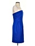 Express Solid Blue Cocktail Dress Size S - photo 4