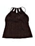 Lands' End Animal Print Brown Swimsuit Top Size 14 - photo 1