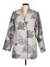 Peck & Peck 100% Polyester Paisley Gray Blazer Size L - photo 1