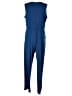 NY Collection Color Block Blue Jumpsuit Size L - photo 2