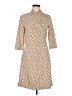 J. McLaughlin Print Tan Casual Dress Size M - photo 1