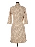 J. McLaughlin Print Tan Casual Dress Size M - photo 2