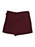 Stradivarius Solid Burgundy Shorts Size S - photo 2